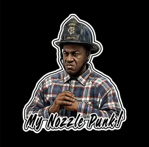 Firefighter Deebo My Nozzle Punk! Includes two 2.5" Stickers