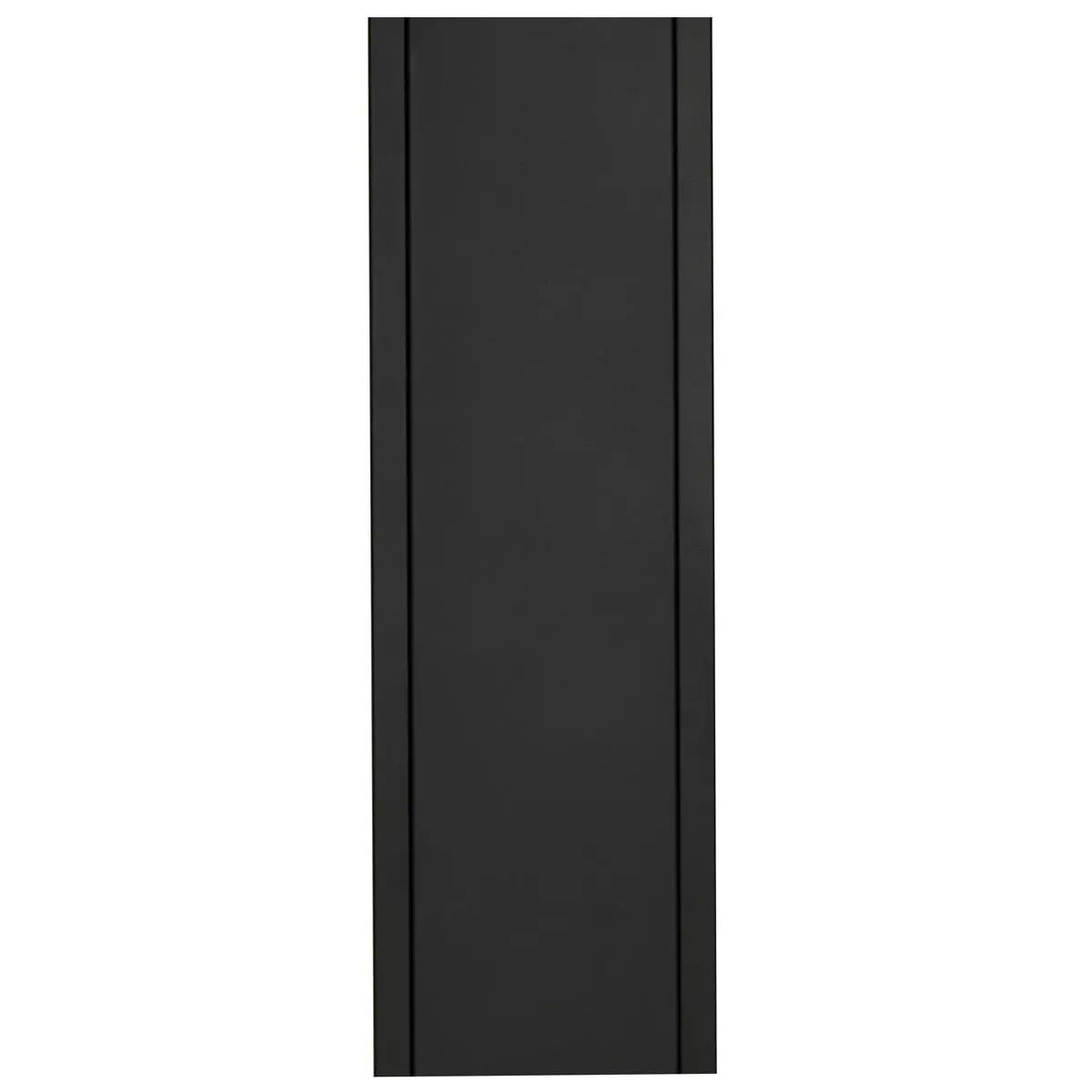 212 MAIN QualArc Allux Series 4-in. Galvanized Steel Mailbox Stand & Post, Black, Direct Bury, Outdoor, Holds Mailboxes