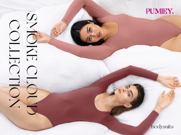 PUMIEY Women's Scoop Neck Long Sleeve Bodysuit Body-hugging Sexy Tops Womenswear Longsleeves Comfort Basic Underwear Lady Minimalist bodysuit  chanclas TikTokShopHolidayHaul