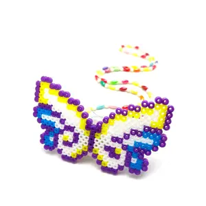 Hypnotic Fairy Wings Light Up Pacifier Rave Kandi Necklace