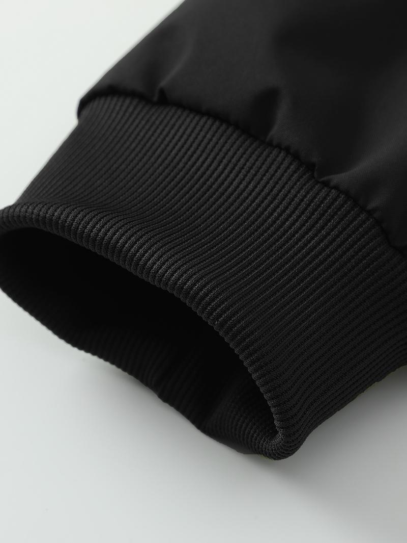 Men's Fashion Racing Graphic Stand Collar Jacket, Lightweight Windproof Outdoor Casual Bomber Jacket, Trendy Color Block Retro Streetwear for Spring/Fall Daily Activities Men's Fashion Racing Graphic Stand Collar Jacket, Lightweight Windproof Outdoor Casual Bomber Jacket, Trendy Color Block Retro Streetwear for Spring/Fall Daily Activities