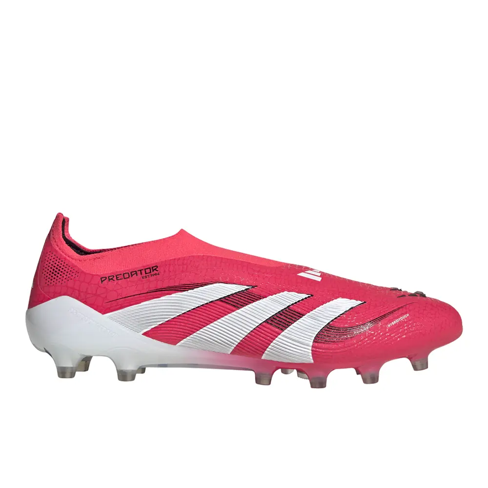 adidas Mens Predator Elite Laceless Artificial Grass Soccer Cleats  - Red