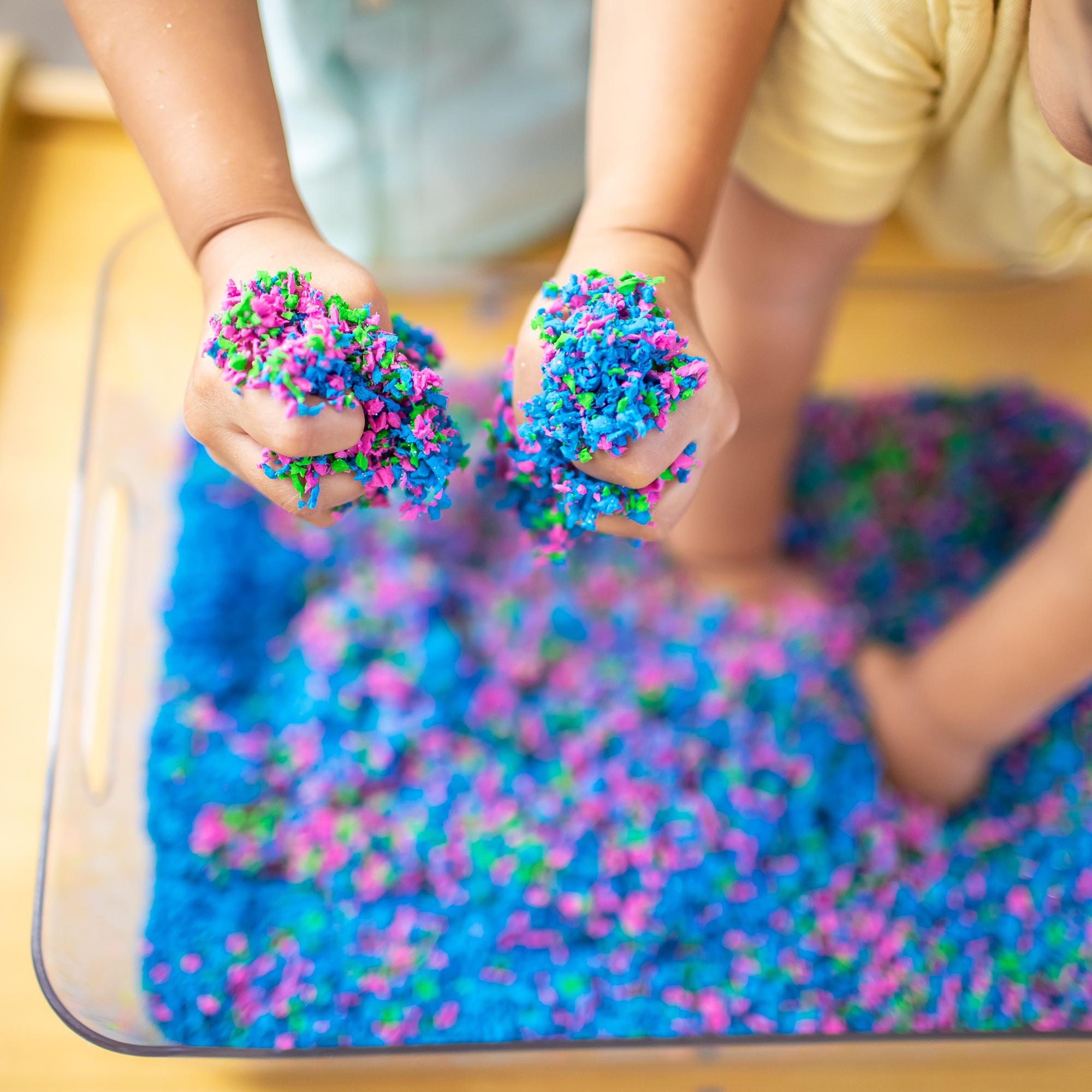 Educational Insights Easter Basket Stuffer & Gift - Playfoam Pluffle Mini 8-Pack for Ages 3+ | Soft, Flowing Sensory Toy | Non-Toxic, Gluten-Free | Perfect for Sensory Bins & Fine Motor Skill Development - Crafting Kit