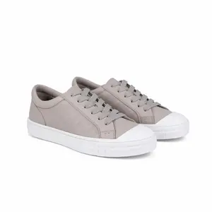 Fendi Canvas Sneakers Domino Grey Leather Size 9