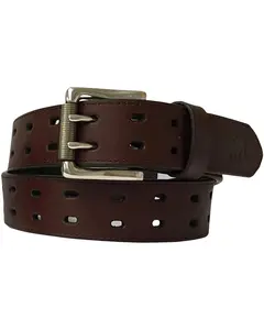 Berne Men's Genuine Leather Double Row Belt - 7520500-001