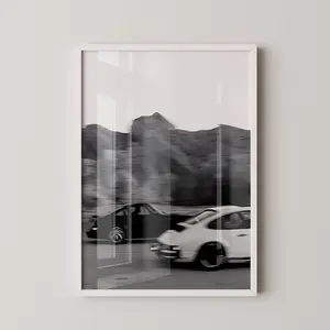 Vintage Car Print, Hypebeast Wall Decor, Automotive Wall Art No Frame