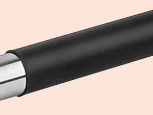 Folding trouser hanger, space-saving, 5-layer design, non-slip hanger, suitable for wardrobe organization and home storage.