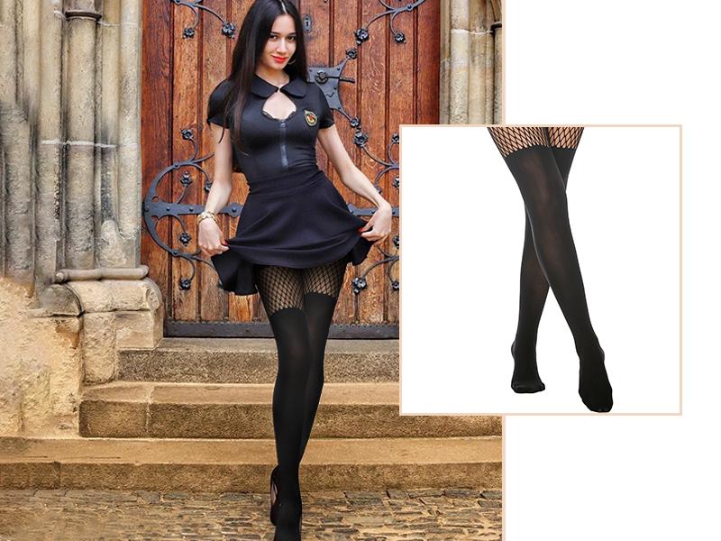 TIVO Women’s 3-Pack Sexy Fishnet Thigh High Stockings - Mock Over the Knee Striped Suspender Tights, High Waist Pantyhose Statement Comfortable Womenswear Fit Comfort