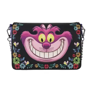 Loungefly Disney Alice in Wonderland Cheshire Cat Tulgey Wood Crossbody Bag