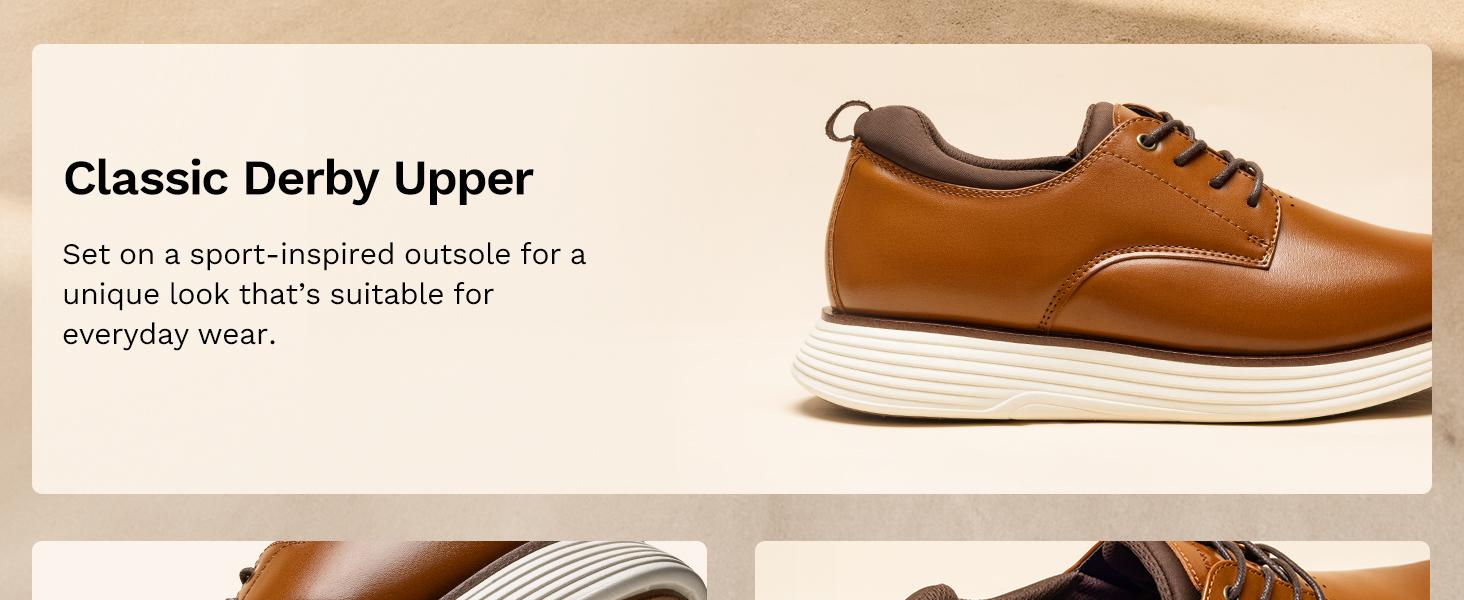 Clearance - Bruno Marc MaxFlex Suite Polish-] Men's Smart Casual Oxford Hybrid Sneakers Black Round Toe Lace-Up All Seasons Walking Shoes