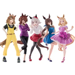 Uma Musume: Pretty Derby Agnes Tachyon/Curren Chan/Narita Top Road/Admire Vega/Jungle Pocket PVC Official Anime Figure Figurine Collectible Model Table Ornament Fan Collection Holiday & Birthday Gifts