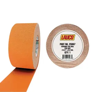 Premium Ceramic Grain Sanding Paper, PSA Sandpaper roll 2.75” x 25 Yard