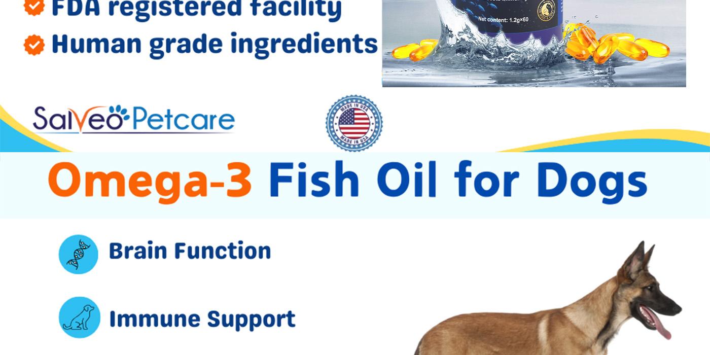 60 capsules per bottle, amazing omega 3 fish oil, suitable for dogs and cats-promotes skin health in dogs and cats, helps to solve dry skin and hot spot problems, rich in EPA and DHA fatty acids, supports the skin and nutrition of dogs and cats-BY