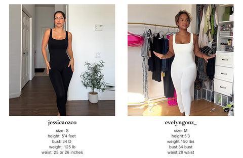 Popilush Seamless Square Neck Sport Jumpsuit  Minimalistic Activewear - Live