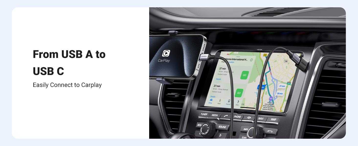 UGREEN 10Gbps USB to USB C OTG Adapter 2 Pack, Type C Female to USB A Male Charger Converter for Smartphones and Mobile Chargers-Deals for You,September Restock Cable Charging portable charger 4 1 charging cable,TikTokShopJumpstartSale