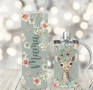 Mom + Me - Giraffe Tumbler Set