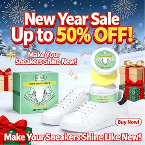 White Shoe Cleaner Cream Multipurpose No-Wash Solid Comes with Sponge Removes Stains Ideal for Leather Silicone Car Interiors Mild Non-Irritating Eco-Friendly YT