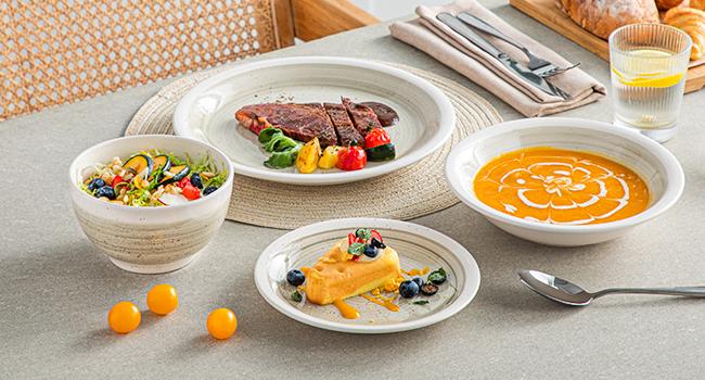 vancasso ORI 16-Piece Round Dinner Service with 4 Dinner Plates, Dessert Plates, Cereal Bowls and Pasta Bowls for 4 People, Beige, Blue, Green & Gray Ceramic Dinnerware Set Porcelain Dinnerware Sets vancasso ORI 16-Piece Round Dinner Service with 4 Dinner Plates, Dessert Plates, Cereal Bowls and Pasta Bowls for 4 People, Beige, Blue, Green & Gray Ceramic Dinnerware Set Porcelain Dinnerware Sets