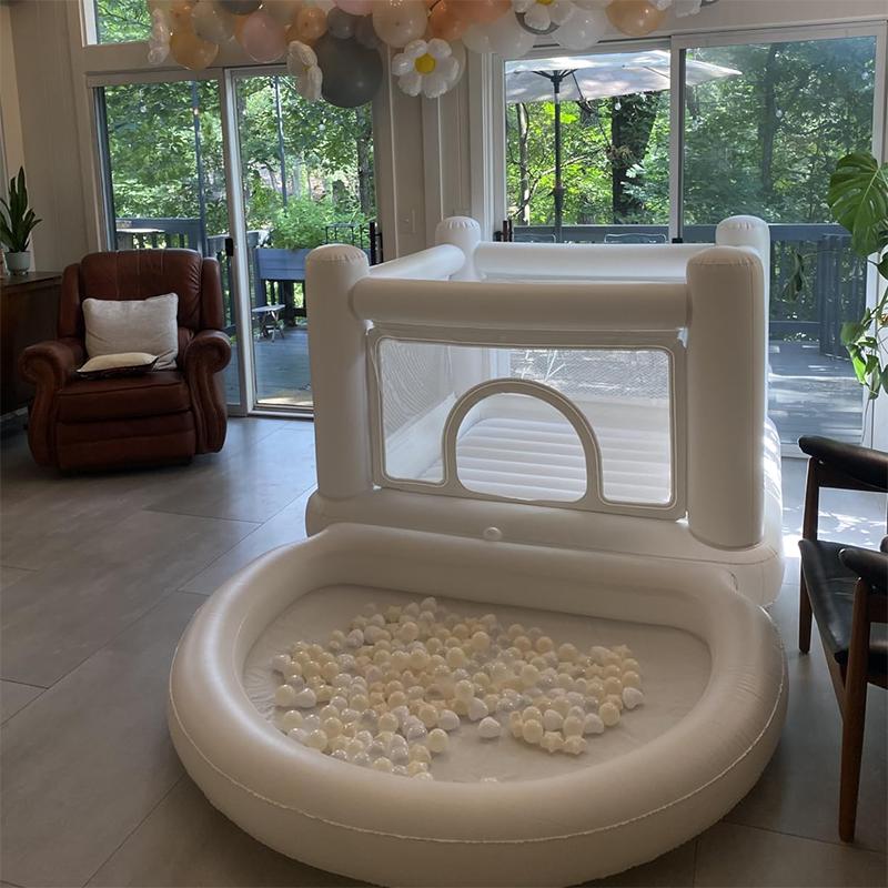 PVC Kids Infants Little Baby Bouncy Castle Inflatable Halloween Decoration Birthday Party Event Trampoline Soft Play Ball Pit