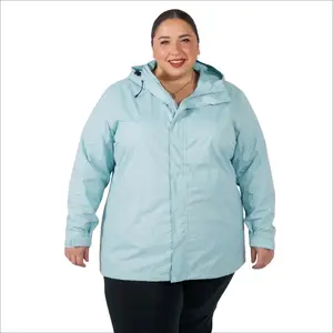 Women's Plus Size Rain Jacket – The POD - Packable, Lightweight, Waterproof, Sizes 1X–6X