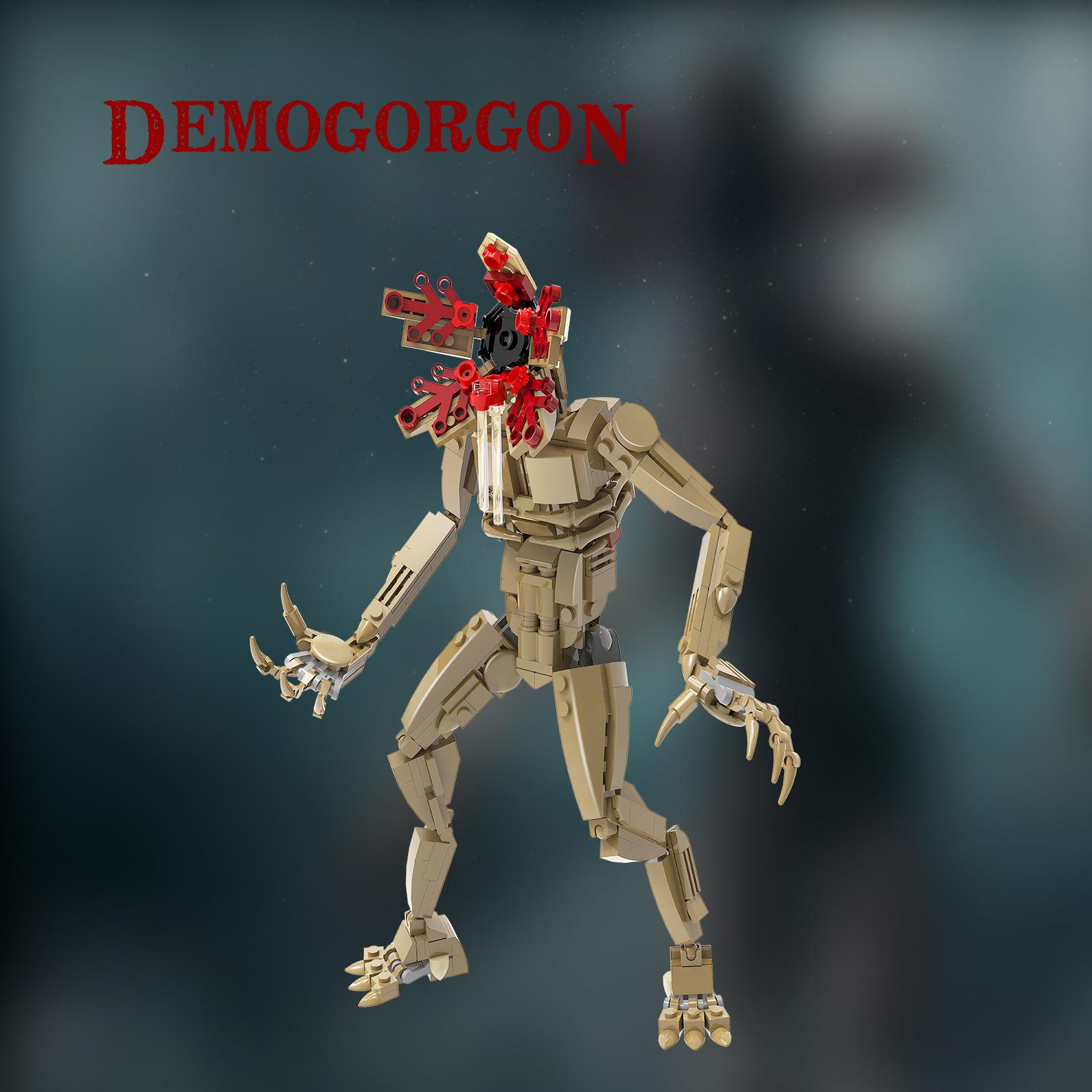 BUILDIFY Demogorgon Horror Monster Building Block Figure Stranger Things Hades Themed Collectible Model Pre-assembled Handheld Toy for Fans