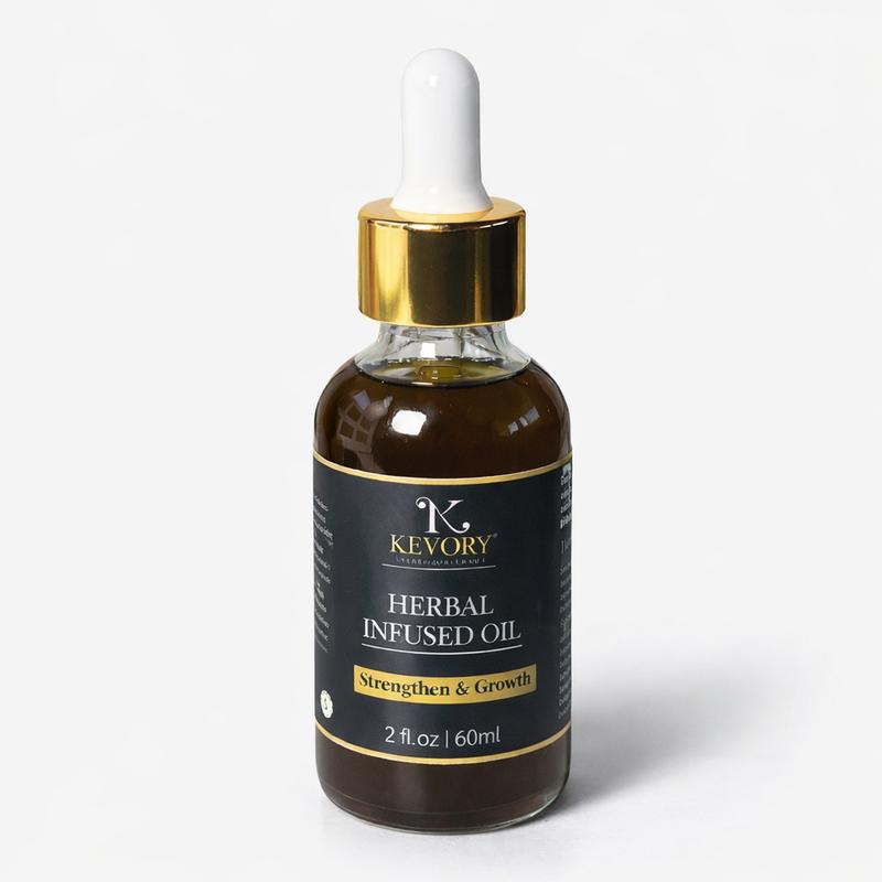 Kevory Herbal Infused Hair oil,  Strengthen & Growth Formula with Natural Herbs for Healthy Hair
