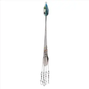 Umbrella Rigs for Stripers Fishing, Freshwater Fishing Swimbait Lures Rig Kit, Blue