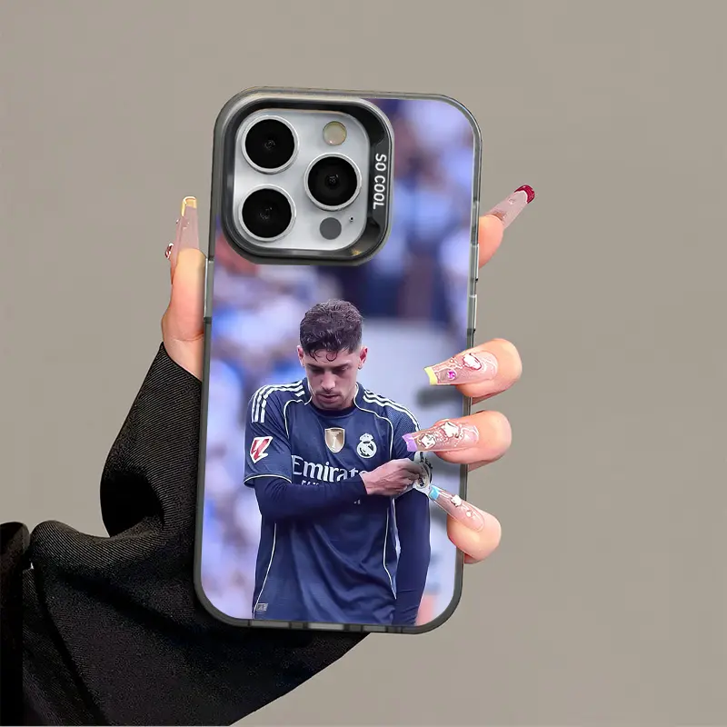 Valverde IPhone 17 Promax Phone Case Anti Drop Protective Case Suitable For iphone 16 15 14 13 SAMSUNG S25 24 23 22 ULTRA Acrylic Football Phone Case