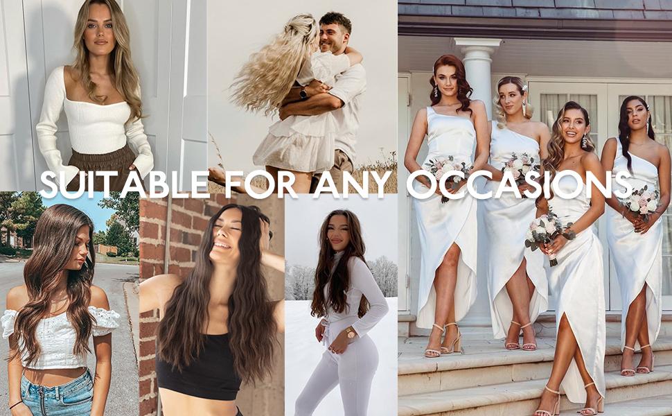 WENNALIFE Clip in Hair Extensions Real Human Hair 7pcs 120g-150g 14 Inch to 24 Inch Jet Black to Platinum Blonde Balayage Ombre #SpringStatements WENNALIFE Clip in Hair Extensions Real Human Hair 7pcs 120g-150g 14 Inch to 24 Inch Jet Black to Platinum Blonde Balayage Ombre #SpringStatements