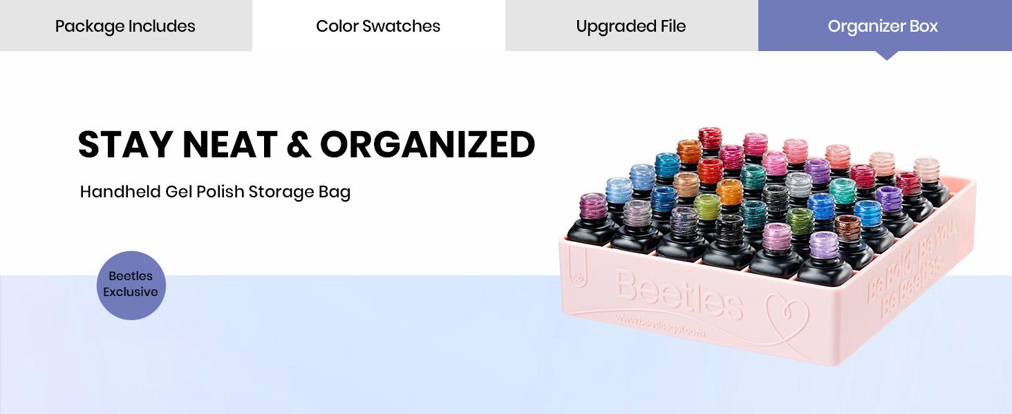 Beetles Cat Eye Gel Polish Set, DIY Nails at home gift Bunny Cutics Cosmetic Manicure Gift for women girls Fall Nail Halloween Nail Black Friday Winter Nail Christmas Gift