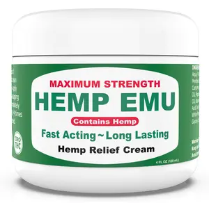 Hemp Emu Joint & Muscle Cream, 4 Oz.