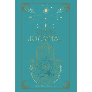 Vision Journal: Turquoise: Magical bohemian styled blank lined journal