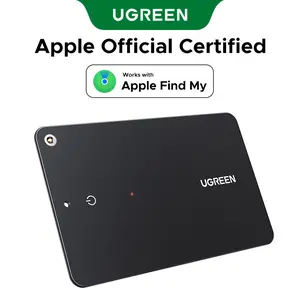 UGREEN FineTrack Slim Smart Finder Compatible with Apple Find My (iOS Only), Wallet Finder, IP68 Waterproof Rechargeable Bluetooth Tracker Card-Button Device Magnetic,TikTokShopBlackFriday ,TikTokShopHolidayHaul