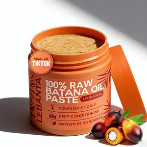 LEBANTA 100% Raw Batana Oil Paste, 4 FL OZ - Unrefined Hair Growth Treatment from Honduras, Deep Conditioning Scalp Nourisher