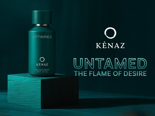 KENAZ AROMATIC ARTISTRY UNTAMED | Men's Fragrance | Perfume for Men | Aquatic top note | 100 ml pack | 3.4 Fl. Oz. | Fresh, Aromatic, and Fougere fragrance | Gift for Men | Eau de Parfum EDP