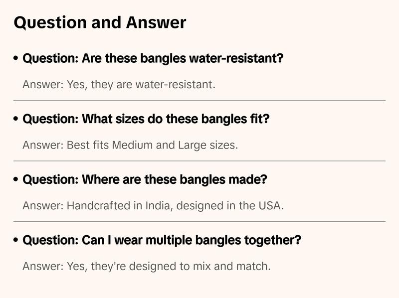 Ivory Veda Bangles - Set of 6 Ivory Veda Bangles - Set of 6