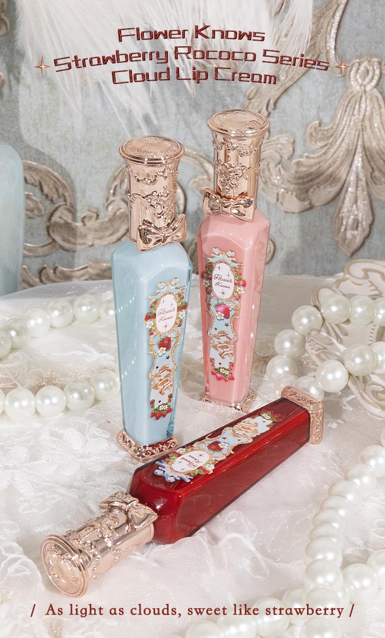 Flower Knows Strawberry Rococo Collection Cloud Lip Cream, matte finish, long lasting, lipstick,  lightweight, dealsforyoudays