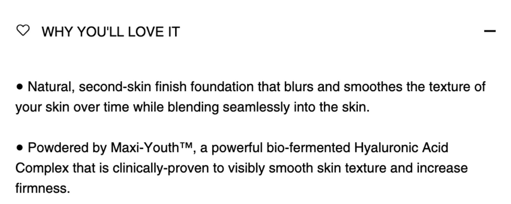 Forget The Filler Skin-Plumping Line-Smoothing Foundation