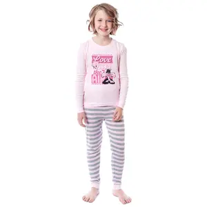 Looney Tunes Girls' Tweety Bird Love Is In The Air 2 Piece Tight Fit Youth Pajama Set