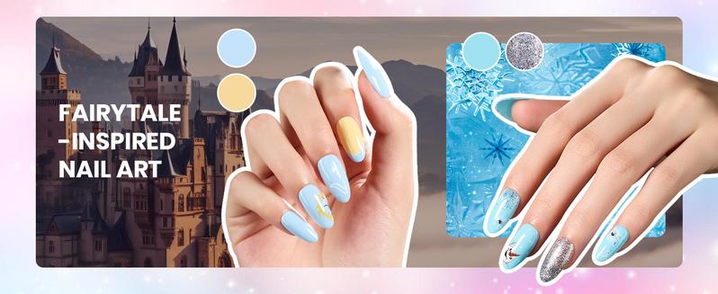 Beetles Gel Nail Polish Set, 44 PCS Red Brown Green Yellow Spring Summer Gel Polish Fairytale Town Collection 36 Colors with 4Pcs Base Top Coat Manicure Cutics   Easter'sGift Cosmetic