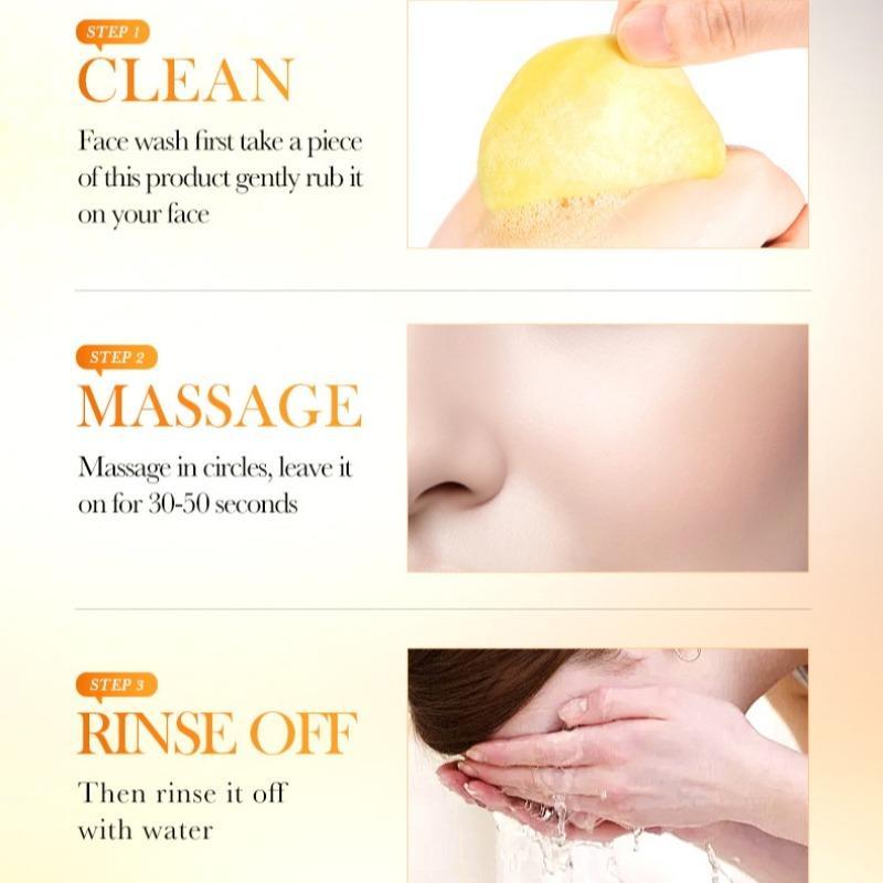 50pcs Curcuma Turmeric Cleansing Cotton Pads, Gentle Refreshing Type, Deep Cleanse Pores & Remove Oil, Suitable for Oily/mixed Skin, Cleansing Facial Wipes