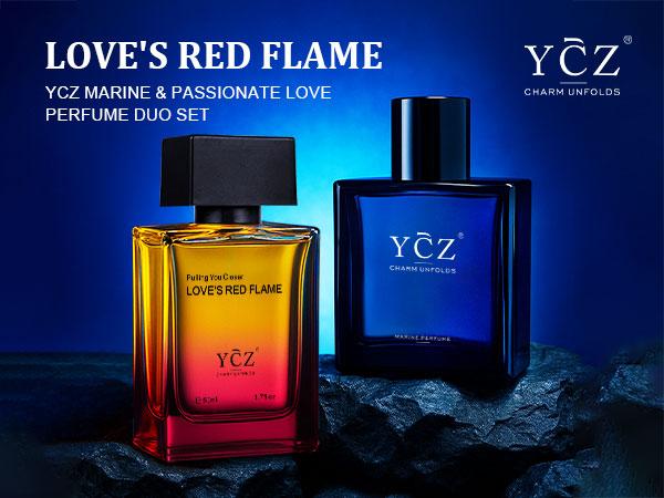 YCZ Men's Cologne 2-Piece Set Marine & Passionate Love 50ml Each Unisex Perfume Duo for All Occasions Long-Lasting Wear Cruelty-Free & Vegan Fragrance Pack Carefully Picked Scents Elegant Scent YCZ Men's Cologne 2-Piece Set Marine & Passionate Love 50ml Each Unisex Perfume Duo for All Occasions Long-Lasting Wear Cruelty-Free & Vegan Fragrance Pack Carefully Picked Scents Elegant Scent