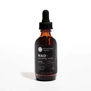 Neurogan Health NAD+ Liposomal Drops, Wild Berry, 300 mg, 2 oz (60 ml) USA