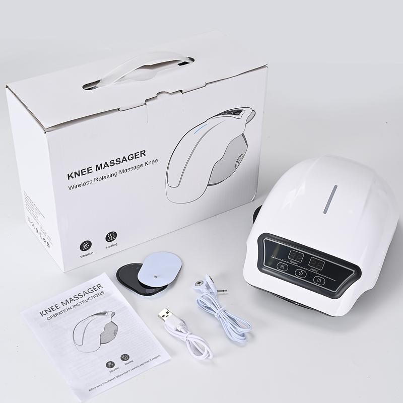 Heated Knee Brace Cordless Massager with Red Light Therapy & Vibration for Pain Relief & Arthritis Support Adjustable Gift USB Type-C Charging 3-in-1 Therapy Soothing Heat Powerful Vibration Red Light Therapy Heated Knee Brace Cordless Massager with Red Light Therapy & Vibration for Pain Relief & Arthritis Support Adjustable Gift USB Type-C Charging 3-in-1 Therapy Soothing Heat Powerful Vibration Red Light Therapy