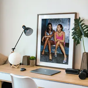 [UNFRAMED POSTER] Naomi Campbell and Kate Moss: Photography Print, Fashion Print, Wall Art, Kate Moss Poster, UnFramed Prints, Home Decor, Wall Art