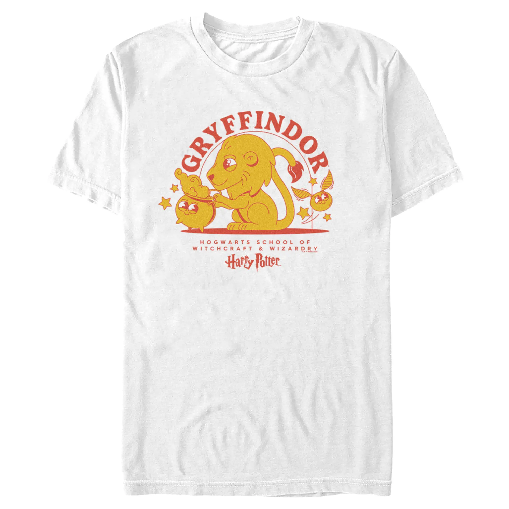 Men's Harry Potter Cute Gryffindor Lion T-Shirt