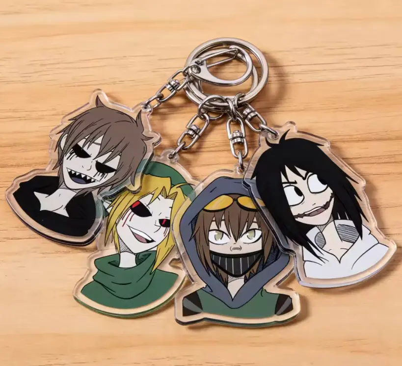 Creepypasta  Acrylic Keychain, Gift For Friends