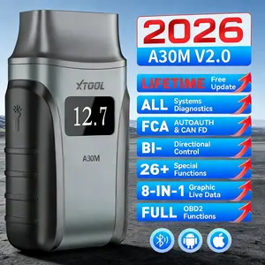XTOOL A30M Bluetooth OBD2 Scanner & Code Reader | TPMS | CANFD | Lifetime Free Upgrades Full System Diagnostic