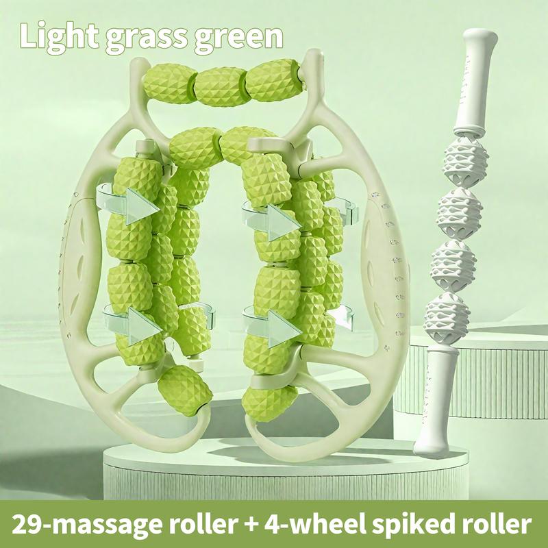 Anti Cellulite Roller & Lymphatic Drainage Massager - Fascia Blaster for Contoured & Smoother Skin - Tool for Sore Arms, Legs, Stomach & Buttocks - Body Care - Pilates Equipment Blood Flow Daily Cosmetic