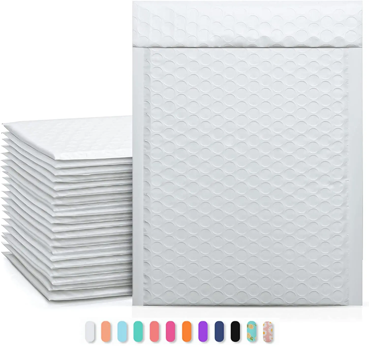 Jiaropack Bubble Poly Mailers - 6x10 in Self-Seal Shipping Envelopes, Plastic Postal Mailing Bags for Office Stationery Postal Supplies